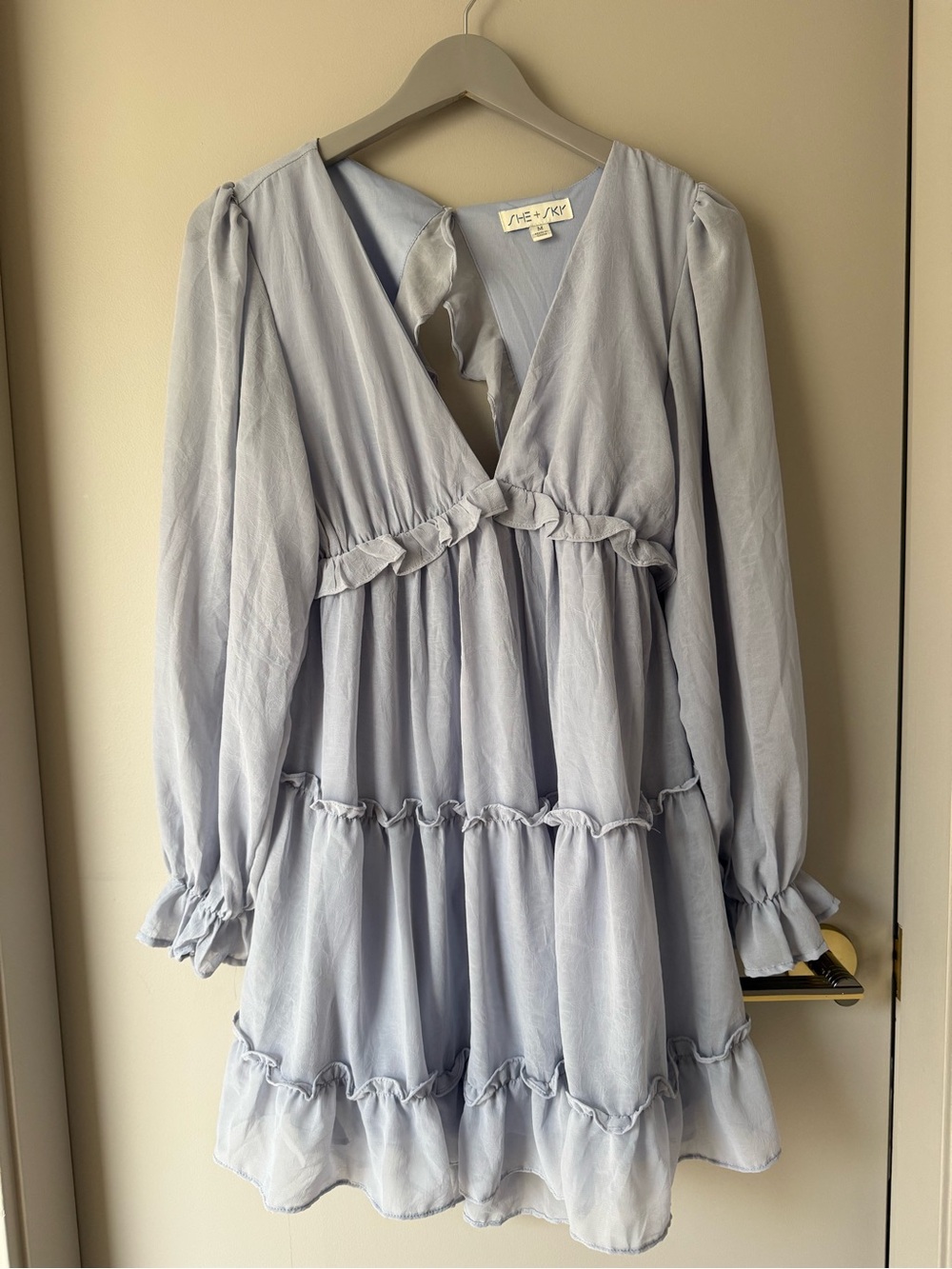 She & Sky Backless Dress